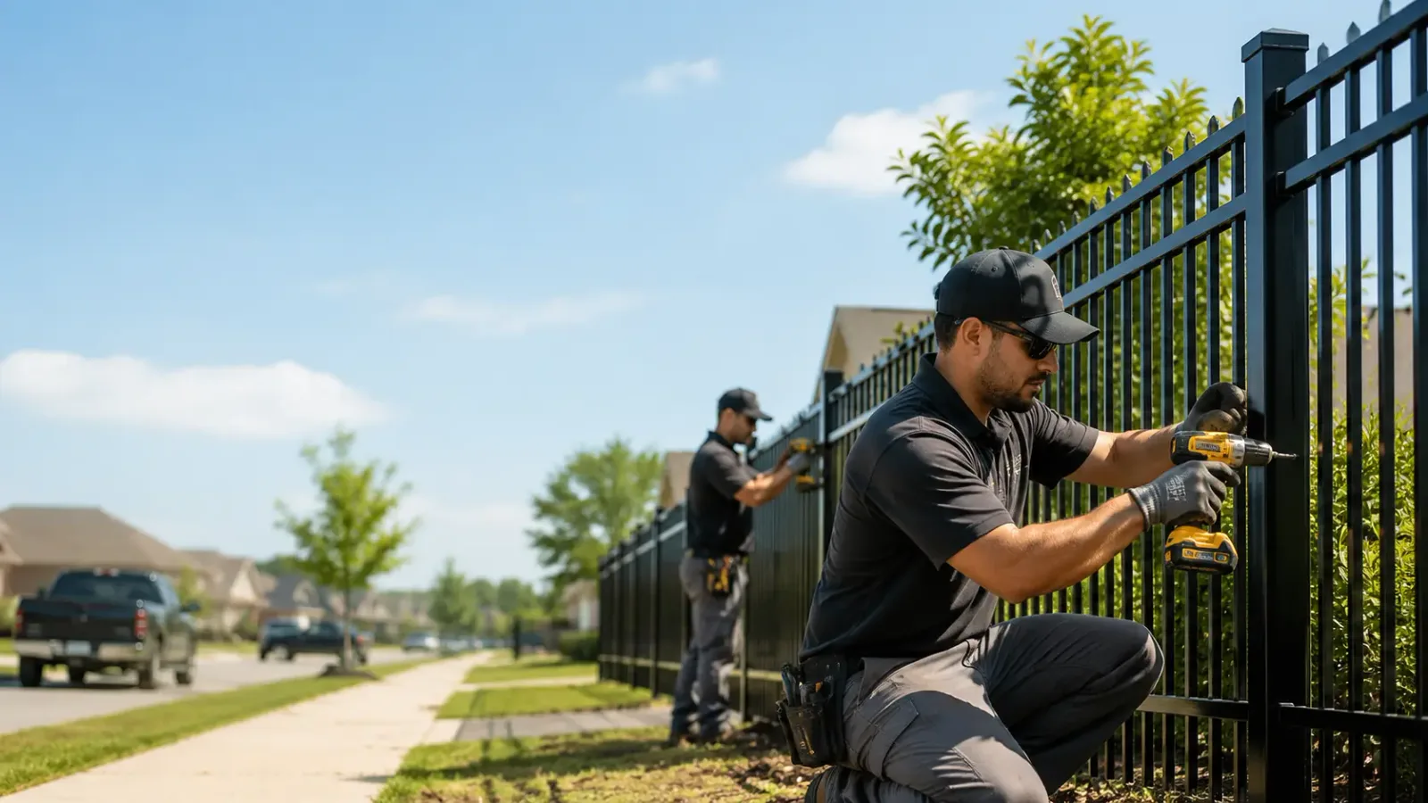 Metal Fence Installation in Suwanee, GA